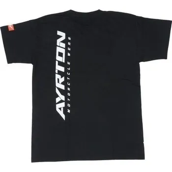 Pánské tričko Triko s krátkým rukávem AYRTON, černá červená bílá barva XL
