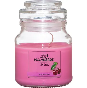 Svíčka Villaverde s víčkem - Divoká třešeň, 320g