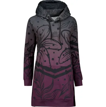 Dámská mikina Dámská funkční mikina premium ALTISPORT VOJ/ALW045MI03 FIALOVÁ/ČERNÁ XL