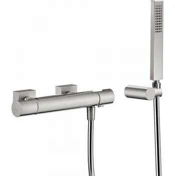 Vodovodní baterie TRES PROJECT ocel Termostatická sprchová baterie 21116409AC