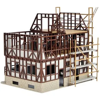 Modelová železnice rozestavěný hrázděný dům Vollmer 46889