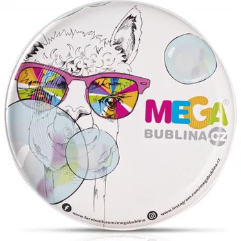 Bublifuk Megabublina Frisbee Lama 2v1- létající talíř i miska na bublifuk