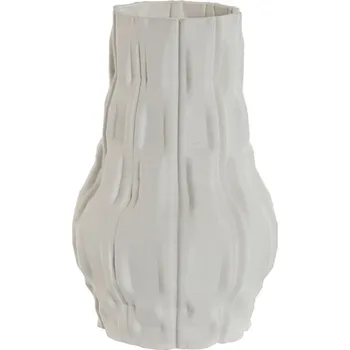 Váza Váza Home ESPRIT Bílá Kamenina Moderní (14,5 x 24 x 14,5 cm)
