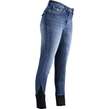Jezdecké kalhoty USG Rajtky jezdecké Marina USG, s gripem, dámské, denim 76