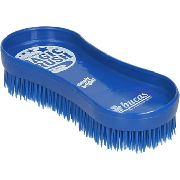 Čištění pro koně Bucas Kartáč Magic Brush Bucas, blue