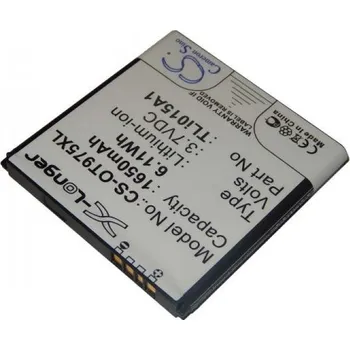 Baterie pro mobilní telefon VHBW Baterie pro Alcatel OT-918, 1650 mAh