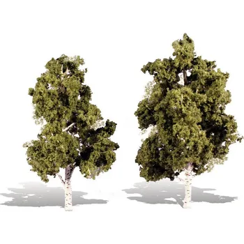 Modelová železnice listnaté stromy velké 2 ks Woodland Scenics TR3537