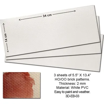 Modelová železnice cihly Proses P3D-EB-03