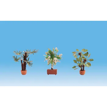 Modelová železnice rostliny v květináčích - doprodej Noch 14023