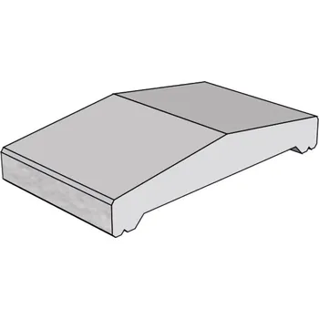 Zahradní obrubník CSB CSBLOK stříška 20 Černá 23 x 30 x 7 cm (paleta 44 ks)