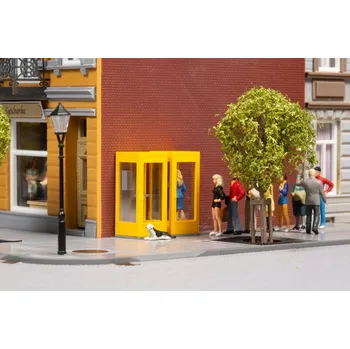 Modelová železnice telefonní budky a poštovní schránky Auhagen 41662