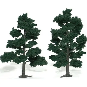Modelová železnice listnaté stromy velké tmavě zelené 2 ks Woodland Scenics TR1517