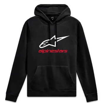Pánská mikina Mikina Alpinestars Always Hoodie 3 černo-bílo-červená