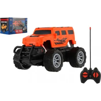 RC model auta Teddies RC mini auto truck - 12 cm - světle oranžová