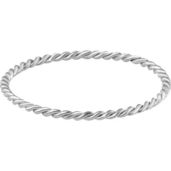 Prsten Troli Minimalistický prsten z oceli Silver 60 mm + 2 měsíce na vrácení zboží