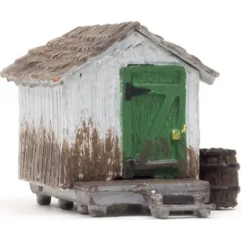 Modelová železnice dřevěná kůlna Woodland Scenics BR4948