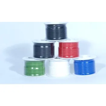 Modelová železnice vodič Cu cínovaný U 0,4 různé barvy 25m Happy Model u04