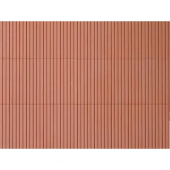 Modelová železnice trapézový plech červený Auhagen 52432