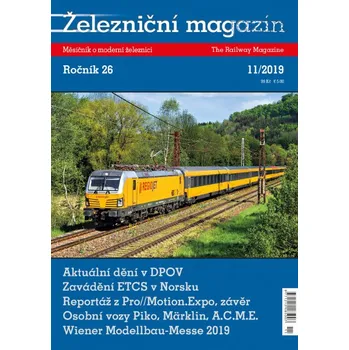 Časopis Železniční magazín 11/2019 Literatura zm1911