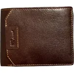 Marta Ponti kožená pánská peněženka bez zapínání hnědá B120636R ruf