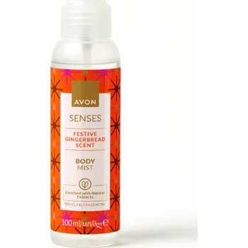 Tělový sprej Avon tělový sprej s vůní perníčků 100ml