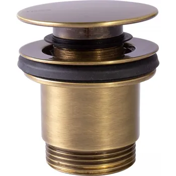 Sifon Tres sifonová vpusť 5/4 click/clack stará mosaz celokovová velká zátka 63mm