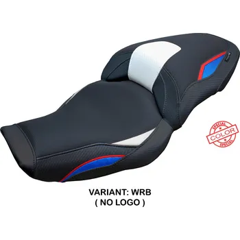 Moto sedlo TPZ Italia potah sedla BMW M 1000 XR (2024) Graz model potah sedla: bez loga WRB (white-red-blue)
