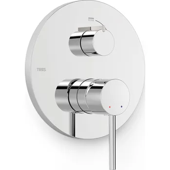 Vodovodní baterie Tres Study chrom pohledový díl dvoucestné pákové baterie 26228101