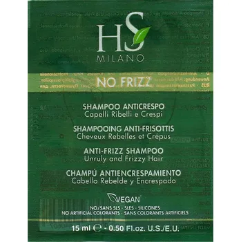 Šampon HS Milano No Frizz Shampoo Sachet vzorek 15 ml + Prodloužená možnost vrácení zboží do 30 dnů.