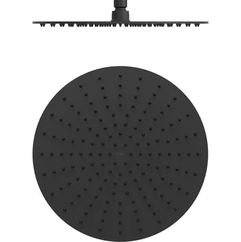 Sprchová hlavice TRES hlavová sprcha černá mat 300 mm SLIM 134315010NM