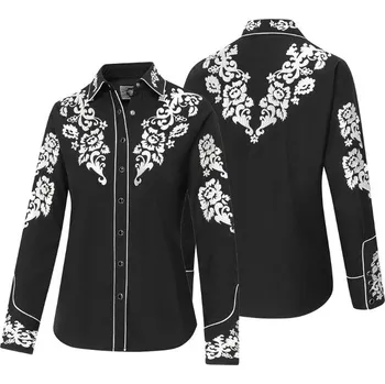 Dámská košile Stars & Stripes Košile westernová Lilith Stars & Stripes, dámská, black/white XL