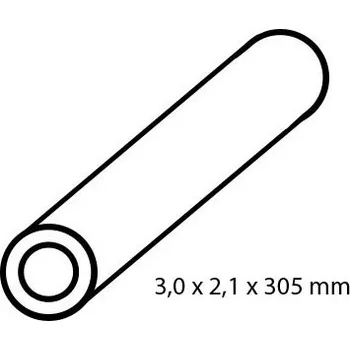 hliníková trubka průměr 3,0/2,1 mm délka 305 mm 4ks Albion Alloys at3m