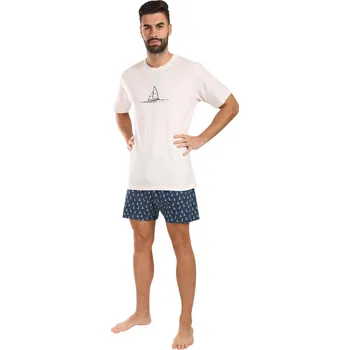 Pánské pyžamo Pánské pyžamo Gino vícebarevné (79172-LGBDZM) L 79172-LGBDZM Možnost vrácení zboží ZDARMA do 120 dnů!