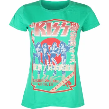 Dámské tričko Tričko metal dámské Kiss - Destroyer Tour 78 - ROCK OFF - KISSTS13LGR - XL