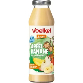 Limonáda Voelkel Jablečno-banánová šťáva 280 ml bio