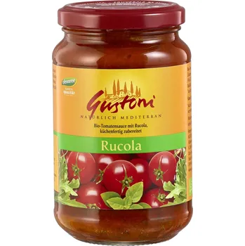 Omáčka Gustoni Rajčatová omáčka s rukolou 350 g bio