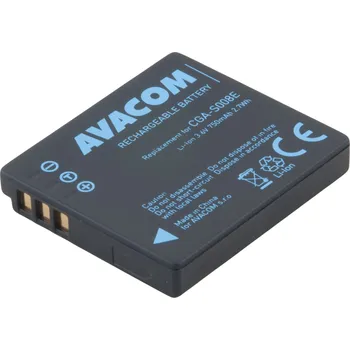 Baterie odpovídající typu PANASONIC CGA-S008E/1B - AVACOM DIPA-S008-B750 Li-Ion 3.6V 750mAh