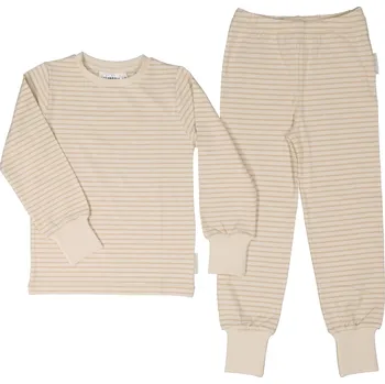 Chlapecké pyžamo Bambusové dvoudílné pyžamo rostoucí béžové Classic Geggamoja Velikost: 110/116