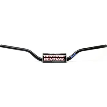 RENTHAL řídítka 1,1/8 CALA 28,6mm MX FATBAR HANDLEBAR BLACK REED/WINDHAM, barva černá s protektorem HONDA XR650R rok 99-07