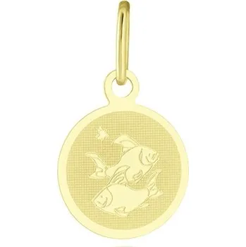 Přívěsek Přívěšek znamení Ryby ze žlutého zlata ZZ1248RYBF + dárek zdarma