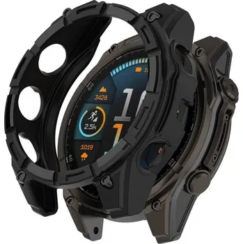 Ochranný kryt (pro Garmin Fenix 8 AMOLED, 51mm), silikonový, černý