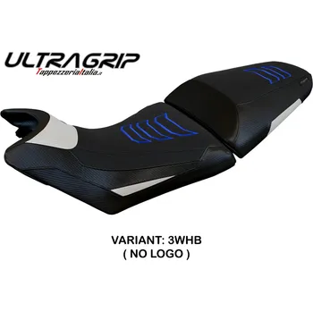 Moto sedlo TPZ Italia potah sedla Husqvarna Norden 901 (22-24) Norvik ultragrip model potah sedla: bez loga 3WHB (white-blue)