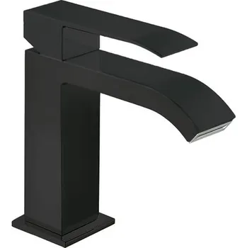 Vodovodní baterie TRES CUADRO černá-mat umyvadlová baterie 00610101NM