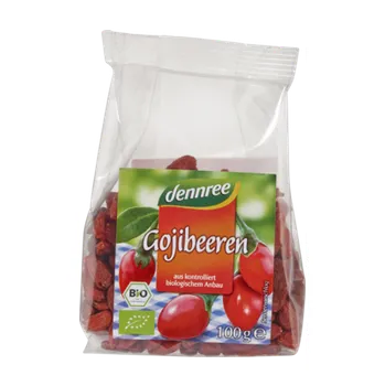 Sušené ovoce Dennree Kustovnice - goji 100g bio