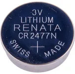 Nenabíjecí knoflíková baterie CR2477N Renata Lithium 1ks Blistr