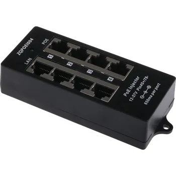 Rozvaděč MaxLink pasivní POE panel, 4 porty POE-BOX4