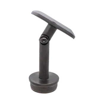 Držák madla s kloubem na trubku ø 42,4 mm, PVD - černá