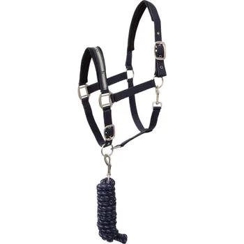 Ohlávka + vodítko Horze Eternal Gaze xfull tmavě modrá