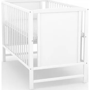 Dětská postýlka Postýlka pro miminko Sofie 120x60cm se spouštěcím bokem - bílá, Rozměry 120x60
