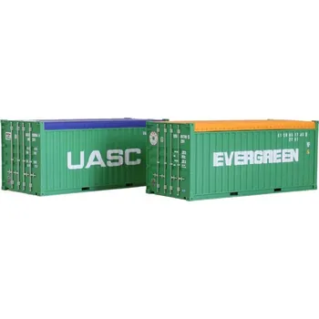 Modelová železnice set kontejnerů UASC + Evergreen OT IGRA MODEL 98010059